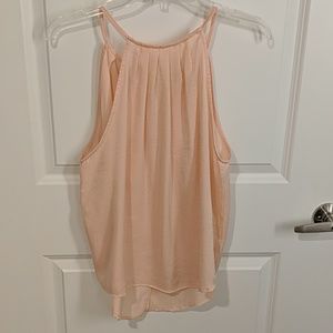 Light pink silky blouse